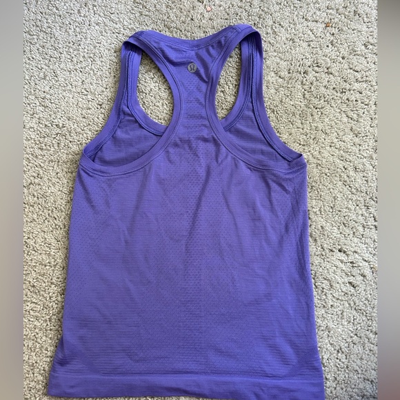 Lululemon swiftly tech racerback race length tank in purple - Picture 2 of 2